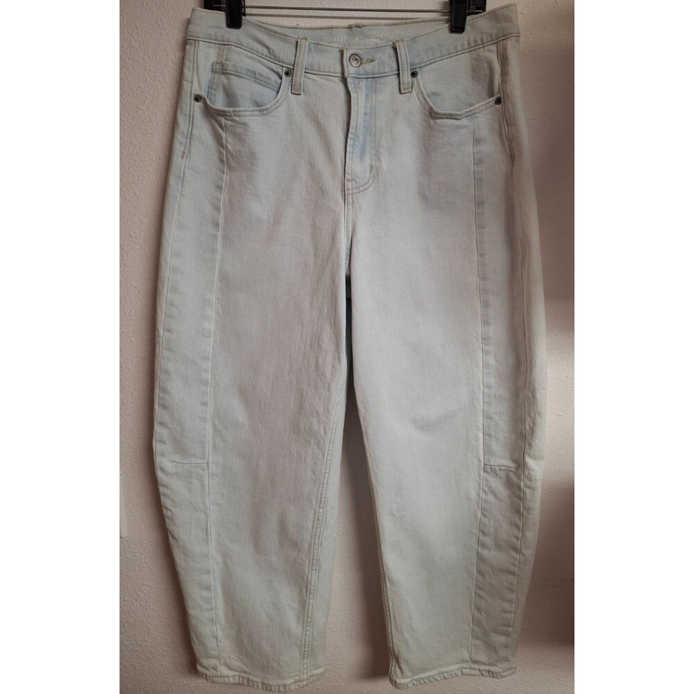 Women's Old Navy High Rise Barrel Jeans in Ligh Wash Size 10
